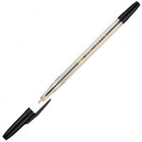 Ручка шариковая Attache Corvet черная, 0.7мм
