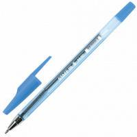 Шариковая ручка Staff синяя, 0.35мм, тонированный корпус